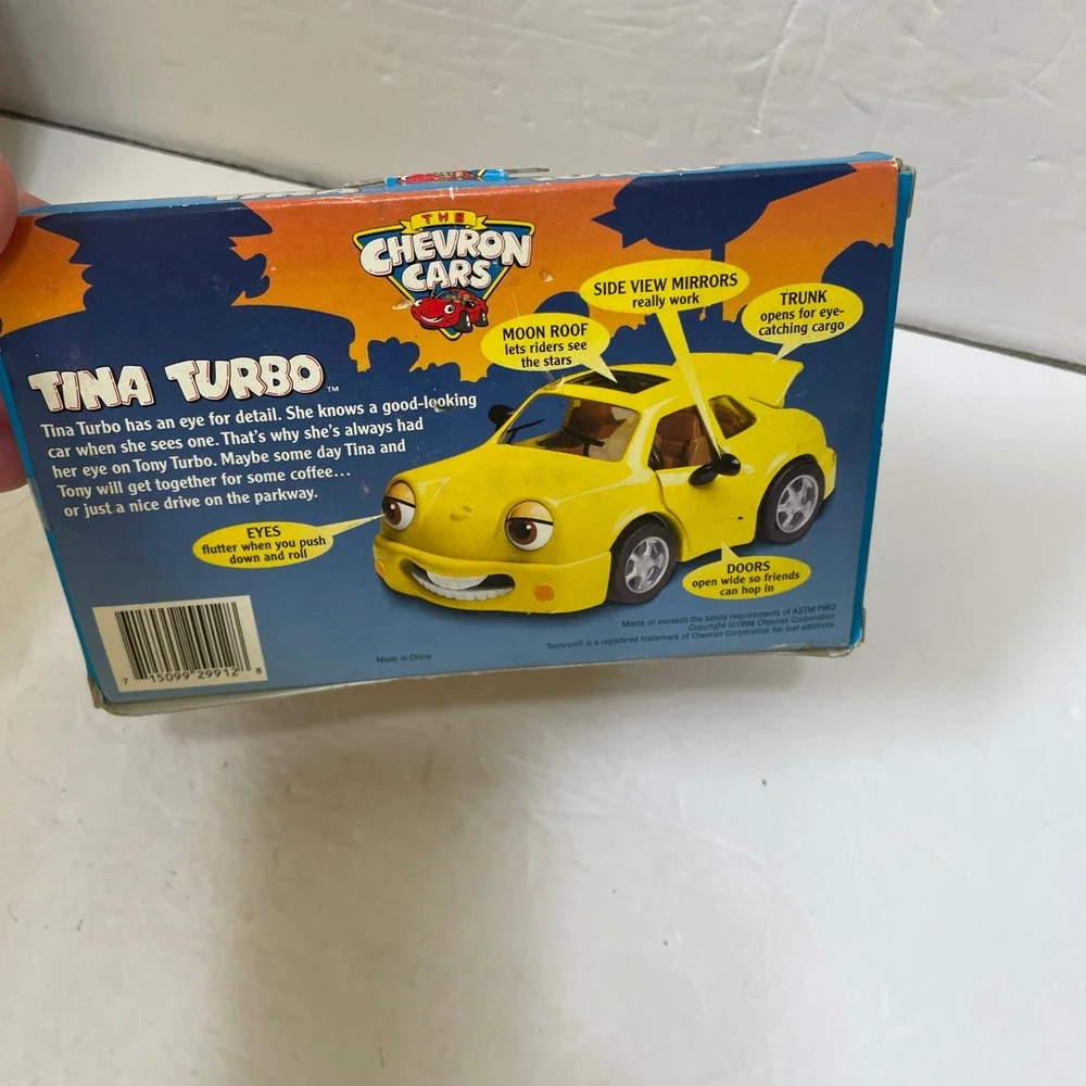 FOUR NEW IN BOX VINTAGE THE CHEVRON CARS 1997-1999